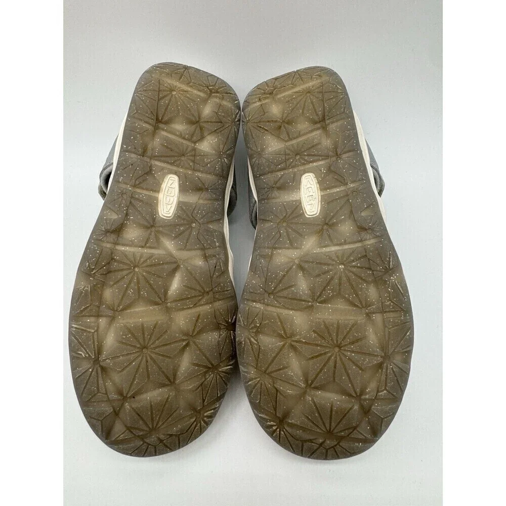 KEEN silver glitter moxie sandals water shoes kids size 13